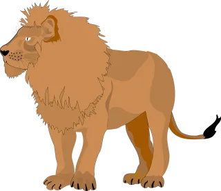 Lion Animal Nature Stickdatei