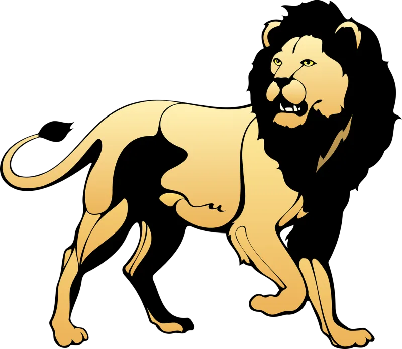 Lion Animal Tail Stickdatei – Tiere