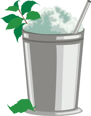 Mint Mint julep Drink Stickdatei – Kinder
