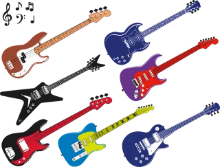 Electric guitar Music Rock music Stickdatei
