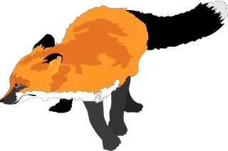 Fox Animal Wildlife Stickdatei