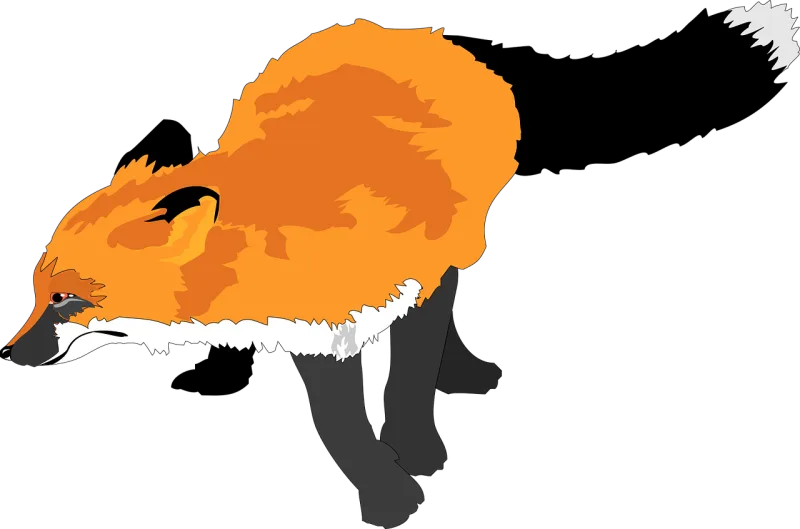 Fox Animal Wildlife Stickdatei – Tiere