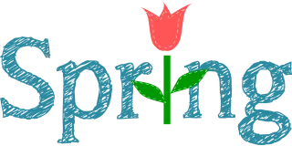 March Flower Spring Stickdatei