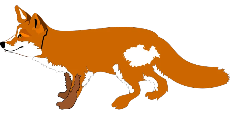 Fox Animal Wildlife Stickdatei – Tiere