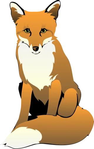 Fox Animal Mammal Stickdatei