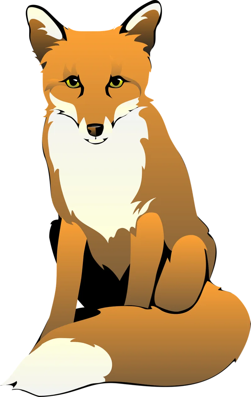 Fox Animal Mammal Stickdatei – Tiere