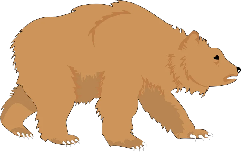 Brown Bear Nature Stickdatei – Tiere