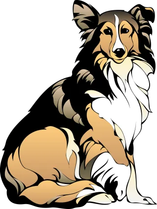 Dog Pet Animal Stickdatei