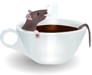 Cup Rat Coffee Stickdatei – Essen & Trinken