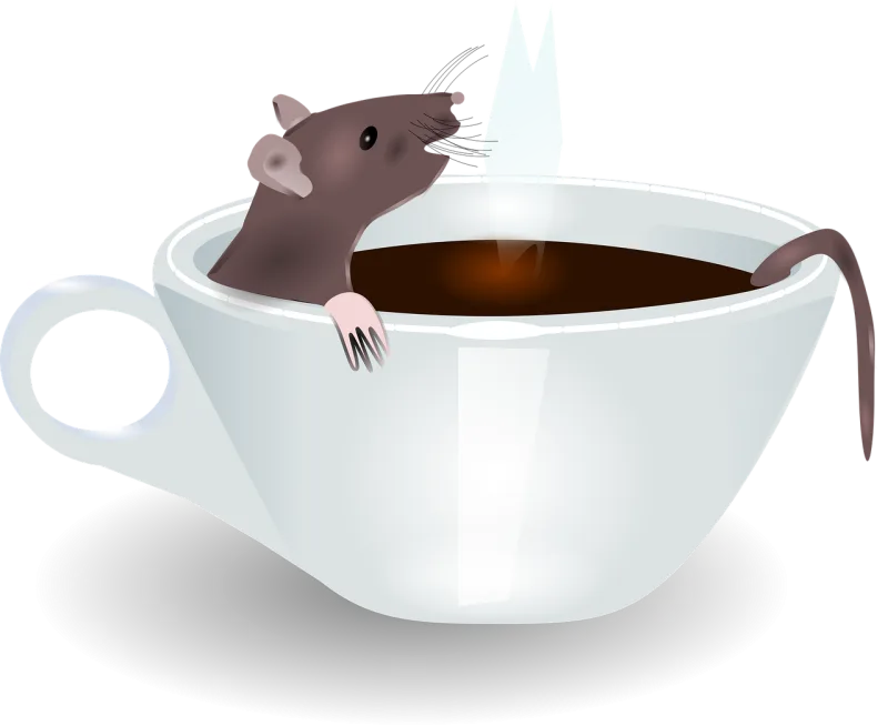 Cup Rat Coffee Stickdatei – Essen & Trinken