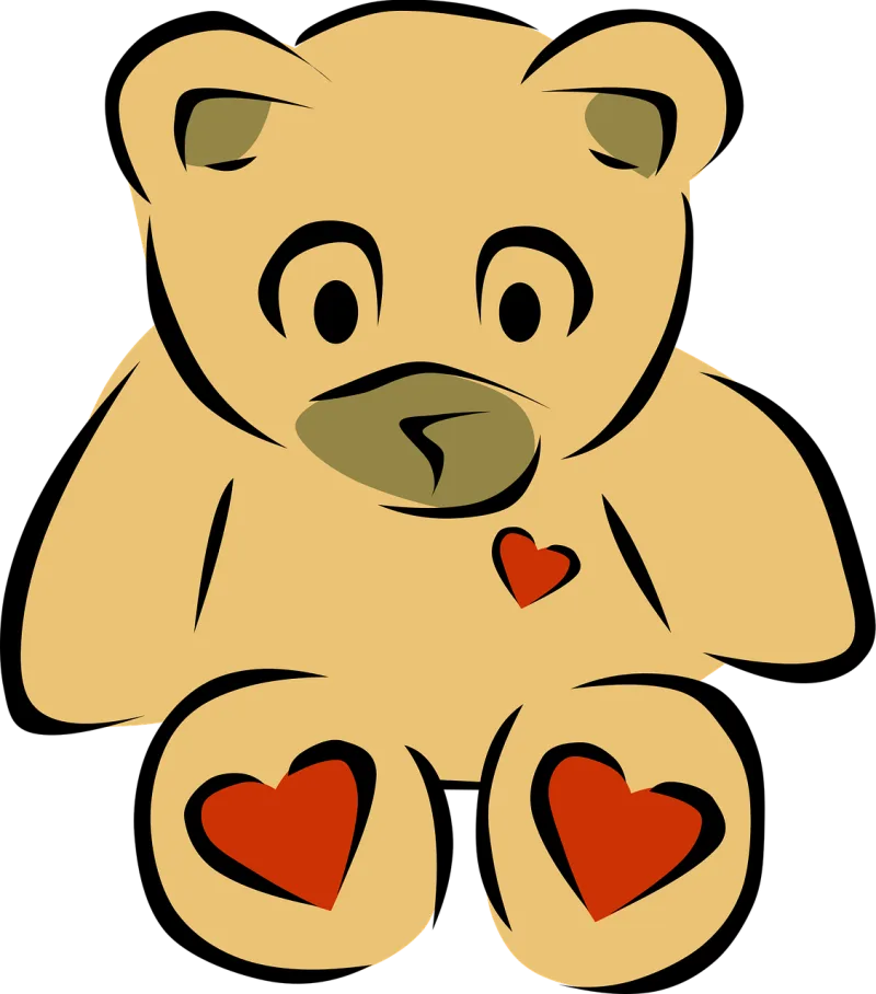 Teddy Bear Cuddle Stickdatei – Kinder