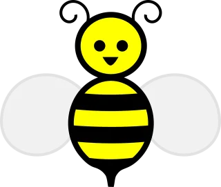 Honey Bee Stripes Stickdatei