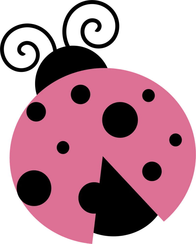 Lady Bug April Stickdatei – Tiere