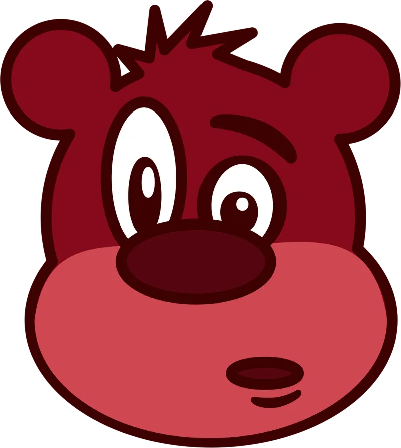 Bear Animal Character Stickdatei – Tiere