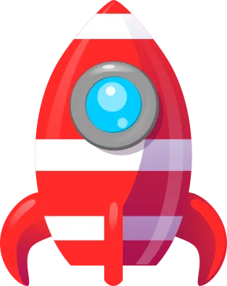 Rocket Space Spaceship Stickdatei – Kinder