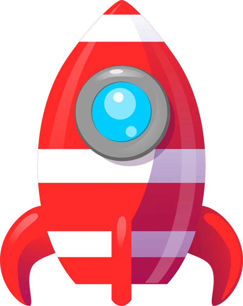 Rocket Space Spaceship Stickdatei – Kinder