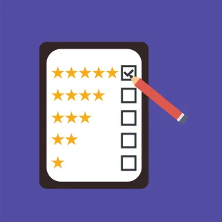 Rating User Survey Stickdatei