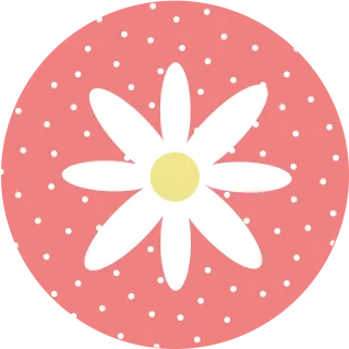 White Yellow Flower Stickdatei