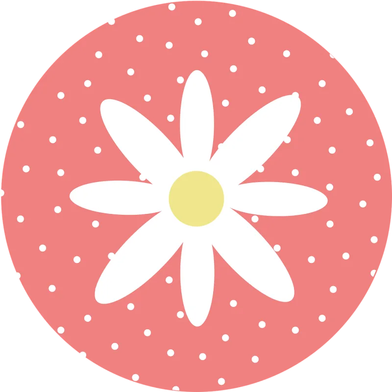 White Yellow Flower Stickdatei – Blumen