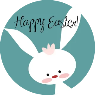 Happy Easter Spring Stickdatei