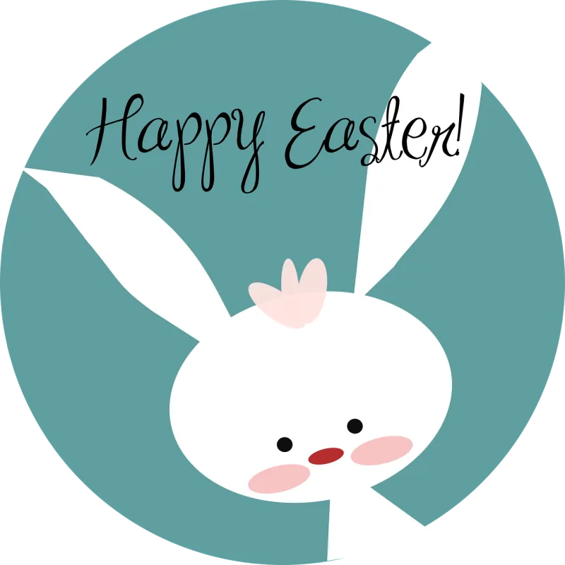 Happy Easter Spring Stickdatei – Tiere