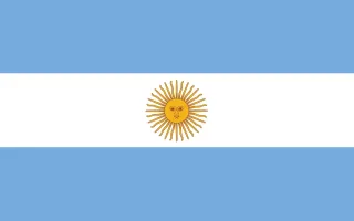 Argentina Flag Country Stickdatei