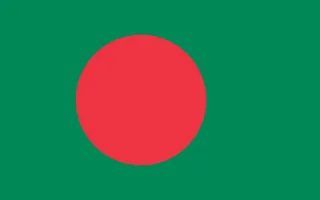Bangladesh Flag Country Stickdatei