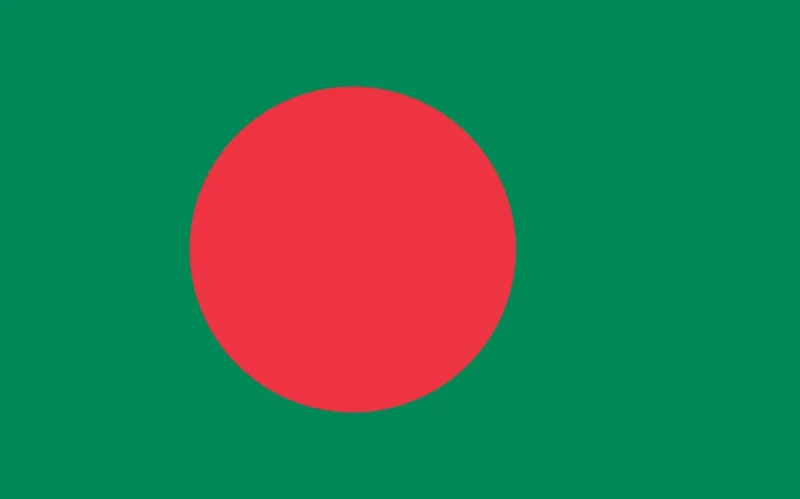 Bangladesh Flag Country Stickdatei – Natur