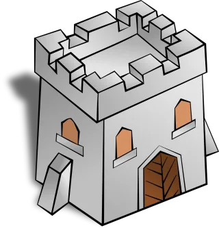 Tower Building Square Stickdatei