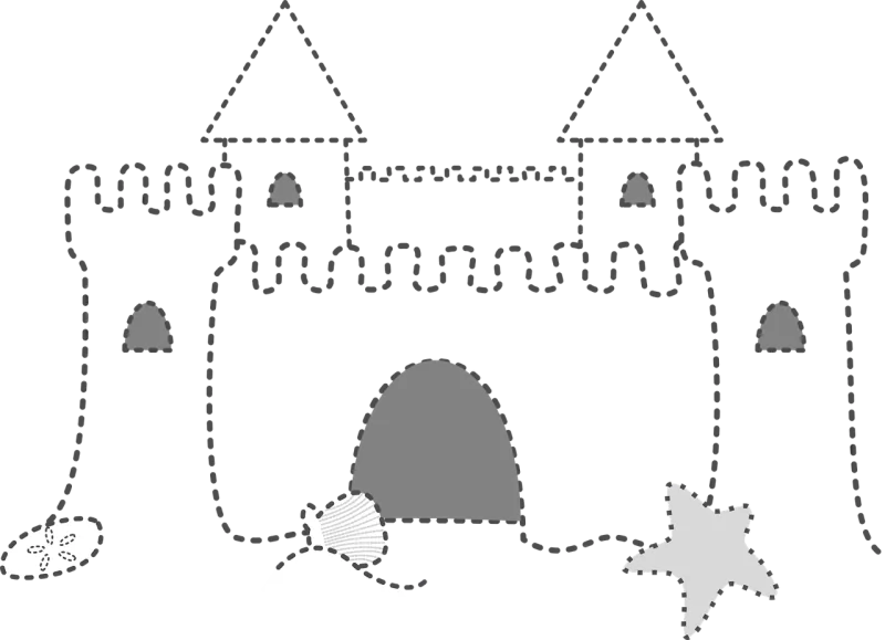 Building Nature Sand Stickdatei – Kinder