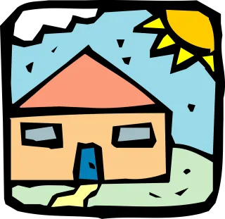 House Nature Home Stickdatei