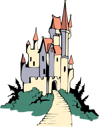 Castle Royal Path Stickdatei – Kinder