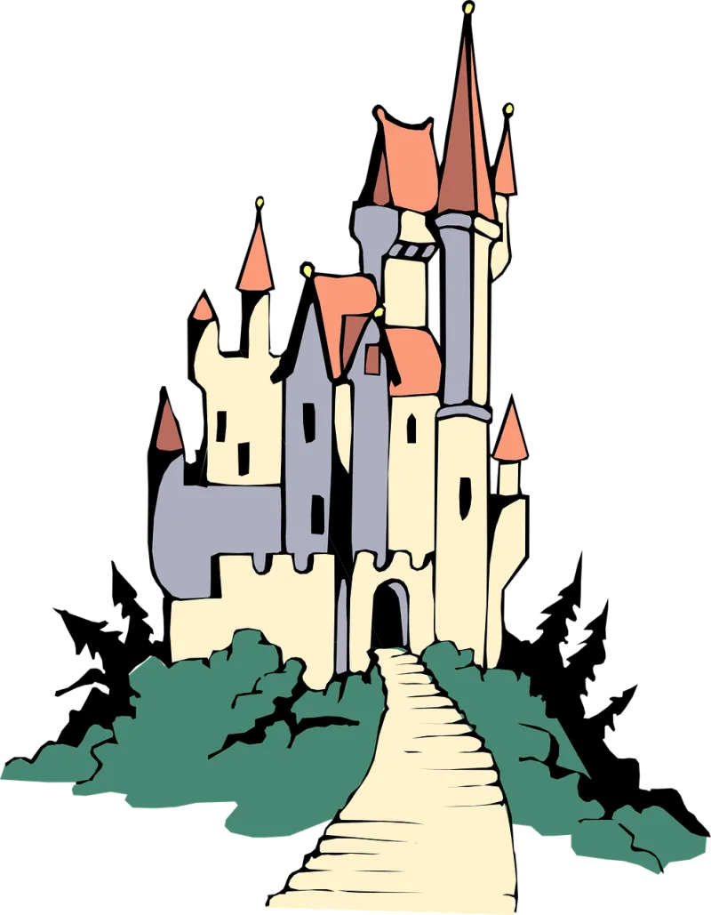 Castle Royal Path Stickdatei – Kinder