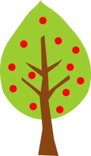 Tree Apple tree Nature Stickdatei