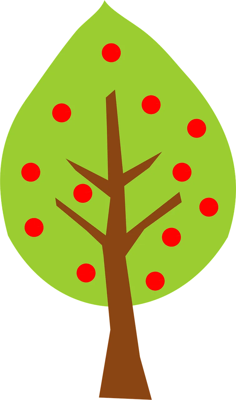 Tree Apple tree Nature Stickdatei – Essen & Trinken