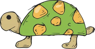 Turtle The animal Zoo Stickdatei