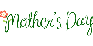 Mom Flower Font Stickdatei
