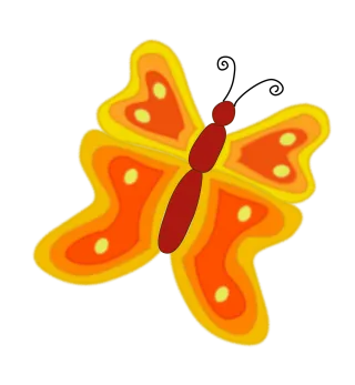 Butterfly Yellow Insect Stickdatei