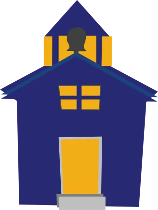 Schoolhouse Building School Stickdatei – Weihnachten