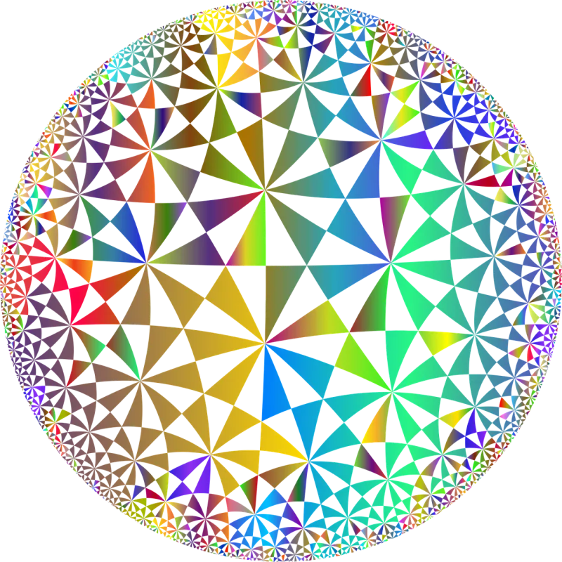 Mandala Triangles Geometric Stickdatei – Kinder