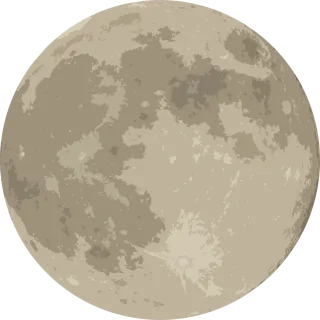 Moon Luna Lunar Stickdatei