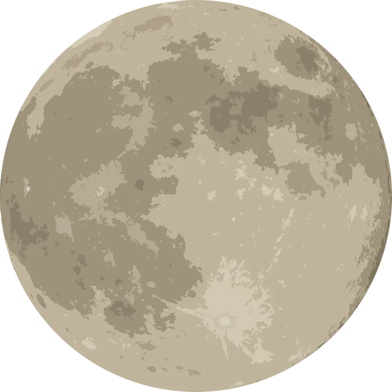Moon Luna Lunar Stickdatei – Natur