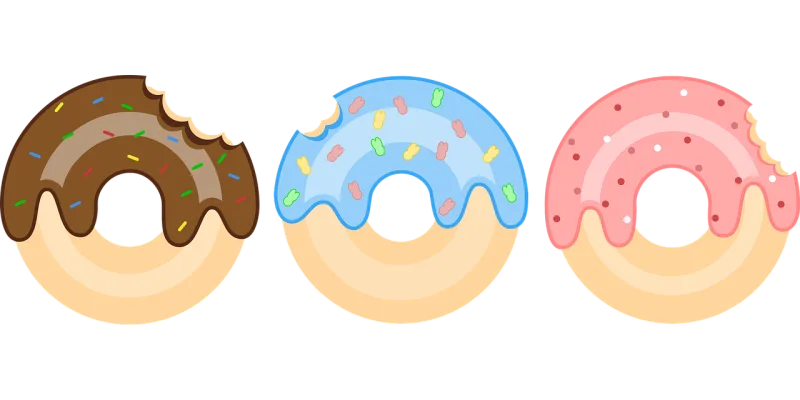 Donuts Sweets Dessert Stickdatei – Essen & Trinken