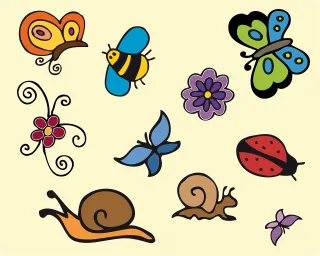 Animals Insects Butterfly Stickdatei