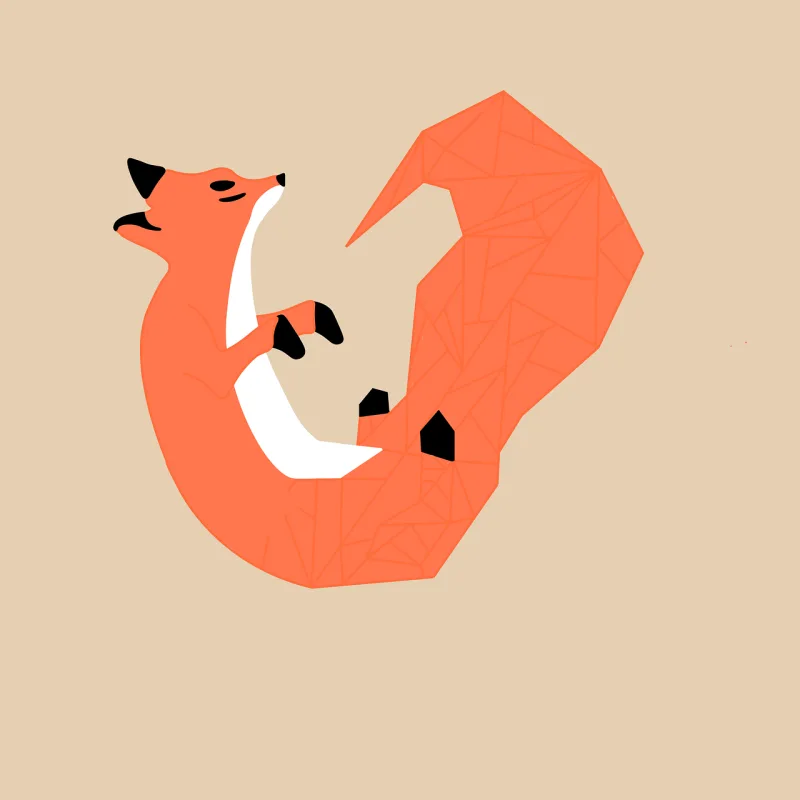 Fox Vector illustration Cute Stickdatei – Tiere