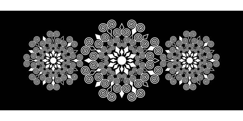 Flower Flower wallpaper Symmetry Stickdatei – Blumen