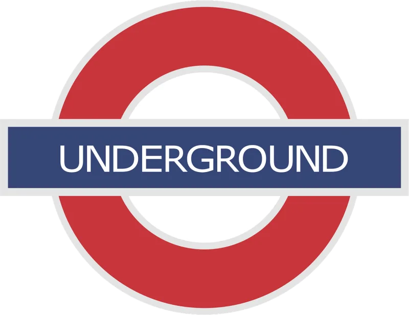 Underground Sign London Stickdatei – Kinder