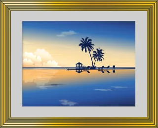 Frame Photo frame Painting Stickdatei
