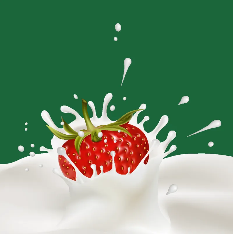 Strawberry Berry Dessert Stickdatei – Essen & Trinken