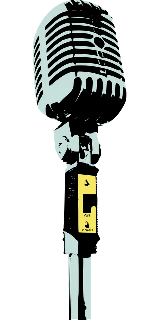 Microphone Vintage Classic Stickdatei